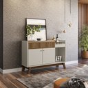 Ver imagem 1 de Buffet 133cm 2 Portas 1 Nicho 1 Gaveta Lucca