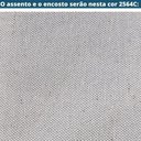 Ver imagem 2 de Sofá 3 Lugares Mh-4194 Herval 191 Cm Estrutura Madeira de Eucalipto Estofado Cinza Base Amêndoa