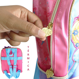 Kit Escolar Mochila Estojo Lancheira Térmica Infantil Menina - 7