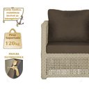 Ver imagem 4 de Mesa Centro e 3 Poltronas Madri Corda Náutica Estofado 9 Trama Original