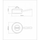 Ver imagem 3 de Panela Solar Aço Inox Fundo Triplo 16cm 1,4l Tramontina