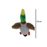 Bicho Pelúcia Pet C/ Buzina Brinquedo Mordedor para Cão Pato Real 34cm - 2