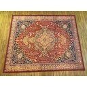 Ver imagem 3 de Tapete Sala 240x350 Classico Oriental Kashan Vermelho Preto