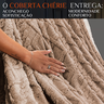 Cobredom Cobertor Grosso Chérie Queen Size Super Fofinha Aura:caqui - 3
