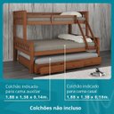 Ver imagem 3 de Treliche de Madeira com Gavetas Merk - 2 Casal + 1 Solteiro