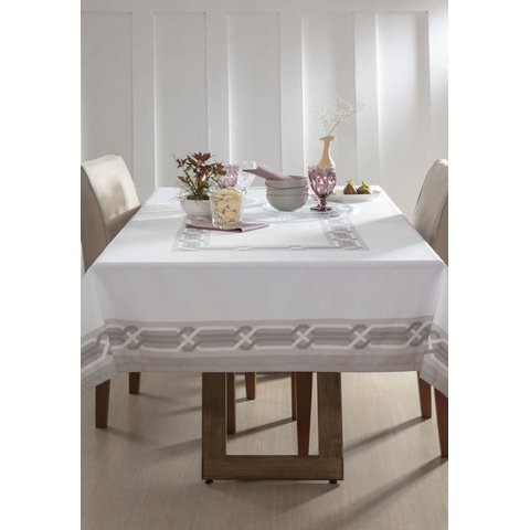 Toalha de Mesa Limpa Fácil Kacyumara Vessat 1,60 x 2,20 m