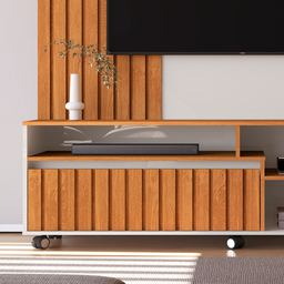 Conjunto Sala Home Completo Rack e Painel 160cm - 6