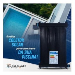15 Placas 3mt - Aquecedor Solar Piscinas - 13m²/18.000 Litros - Marca Ts Solar - 6