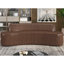 Ver imagem 2 de Sofá 4 Lugares para Sala de Estar Living 260cm Koane D06 Facto Conhaque - Mpozenato