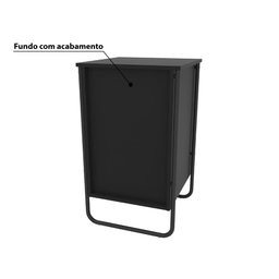 Gaveteiro Industrial Foster com 4 Gavetas - Preto - 4
