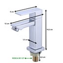 Ver imagem 5 de Kit Cuba Pia Louça Cerâmica Banheiro C/ Torneira e Válv S05