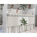 Ver imagem 4 de Kit Berço Enxoval de Bebê Safari Floresta Folhas Bege