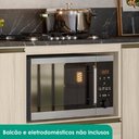 Ver imagem 2 de Tampo para Balcao Cooktop 4 Bocas MDF 80 cm Kali 1225815 Onix Nicioli