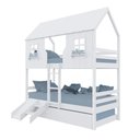 Ver imagem 2 de Treliche Casinha Encantada com Kit Escada/ Escorregador Madeira Maciça Branco Megamobilia