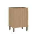 Ver imagem 1 de Balcão Modulado 60cm (sem Tampo) 2 Portas Slim Luciane
