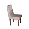 Conjunto Mesa Retangular Beatriz Vidro Off White 6 Cadeiras Beatriz com Apliques Asgard Bege Freij - 3