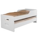 Ver imagem 3 de Cama Bicama Reforçada Solteiro com Rodízios – Modelo Elis Mdf Alta Qualidade