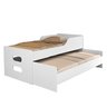 Cama Bicama Reforçada Solteiro com Rodízios – Modelo Elis Mdf Alta Qualidade - 2