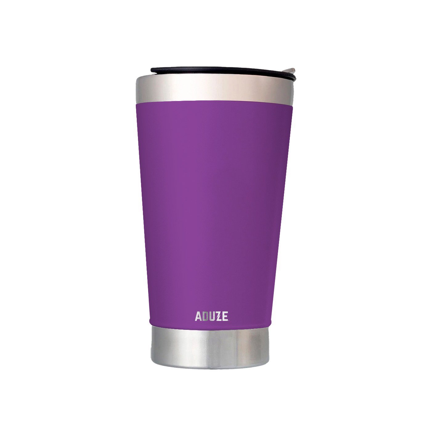 Copo Térmico Aduze com Tampa Inicial da Letra S 500 ml Roxo - 2