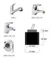 Ver imagem 2 de Reparo Monocomando Deca Rapetti Decamix Alpha 2266 2993 - 4420110