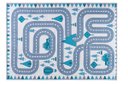Ver imagem 2 de Tapete Quarto Infantil 1,00x1,50 Antiderrapante Domani Pista