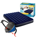 Ver imagem 1 de Colchão Casal Inflavel Intex Dura Beam Resistente com Inflador Fole de Pé Médio Intex