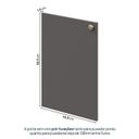 Ver imagem 6 de Módulo 45x180 1 Porta 1 Kit Prateleira 3 Gavetas Frame CabeCasa MadeiraOriginals