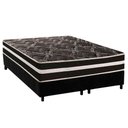 Ver imagem 1 de Conjunto Box Queen: Colchão Anatômico Paropas D28 / Master Ag80 Black Double Face 25 + Base Crc