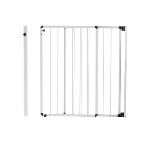 Portão de Correr em Alumínio - Larg Regulável 150cm - Branco