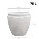 Ver imagem 3 de Vaso para Plantas Antique 55 Macchiato - Japi