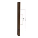 Ver imagem 2 de Kit 8 Puxador Slim de Plástico Marrom para Móveis Balcão Cômoda Leve Resistente e de Fácil Instalaçã