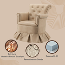 Ver imagem 4 de Poltrona Amamentação Quarto Bebê Confortável Descanso Sala Leitura Suede:Suede Rosa