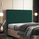 Ver imagem 1 de Cabeceira Cama Box Quenn 160 cm Aurora W01 Bouclê Verde - Lyam Decor