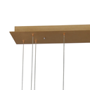 Ver imagem 1 de Pendente Glitter Dourado e Transparente (c)85cm (l)16cm (a)71cm 1x40w 3000k - Hc009l