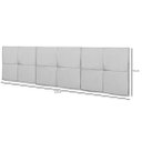 Ver imagem 5 de Cabeceira Cama Casal King Size 1,95 México Box Estofada - Corino Branco