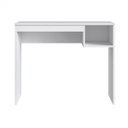Ver imagem 3 de Escrivaninha Mesa Escritório Office Noronha 1 Nicho 91cm Branca