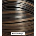 Ver imagem 2 de Espreguiçadeira Açucena para Jardim e Piscina Reclinável Fibra Sintética Mesc. Argila