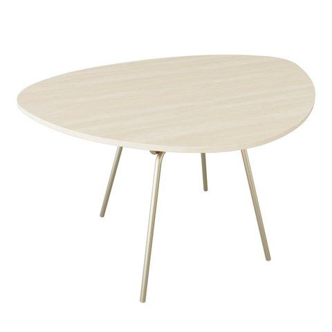 Mesa de Jantar Orgânica 120CMX90CM Barcelona Marrom/Ciliegio