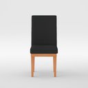 Ver imagem 4 de Kit 2 Cadeiras Reforçadas Estofadas Confortável Mesa Cozinha Cor:preto