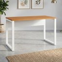 Ver imagem 1 de Mesa Escritório Escrivaninha 120cm x 60cm Pés em Metal Tampo 100% MDF Industrial