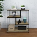 Ver imagem 2 de Estante Brooklyn Baixa 04 Prateleiras 94x90x30cm