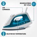 Ver imagem 6 de Ferro de Passar Roupa a Vapor e Seco Mondial 1200w 127v - F-32