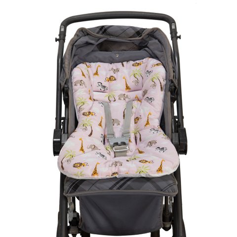 Capa de Carrinho Tr - Safari Rosa