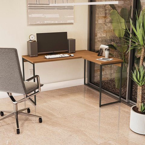 Mesa de Apoio Kappesberg Canela/preto Fosco 60cmx45cm