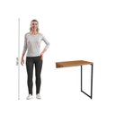 Ver imagem 4 de Mesa de Apoio Kappesberg Canela/preto Fosco 60cmx45cm