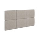 Ver imagem 1 de Painel de Cama Box Estofada Modulada Lucca (3un) Casal/queen - Linho Bege Turim - Rufato
