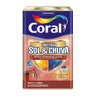 Coral Proteção Sol e Chuva Resina Impermeabilizante Cor Vermelho Óxido 18L - 1