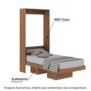 Ver imagem 2 de Cama de Solteiro Articulada com 2 Nichos - Amêndoa