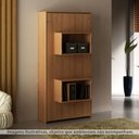 Ver imagem 6 de Cama de Solteiro Articulada com 2 Nichos - Amêndoa