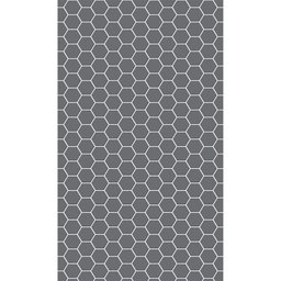 Papel de Parede Lavável para Banheiro Cozinha Revestimento Brilho Pastilha Colmeia - Várias Cores -  - 3